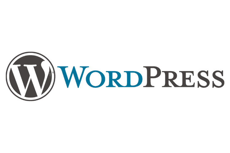 WordPress logo representing a leading content management system for website development and digital marketing solutions.