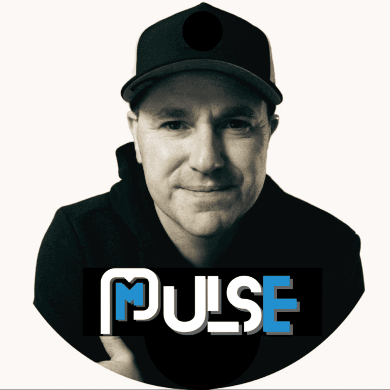 Man wearing a black cap and hoodie with "PULSE" logo, representing Pulse Marketing Solutions, emphasizing digital marketing and paid search strategies.